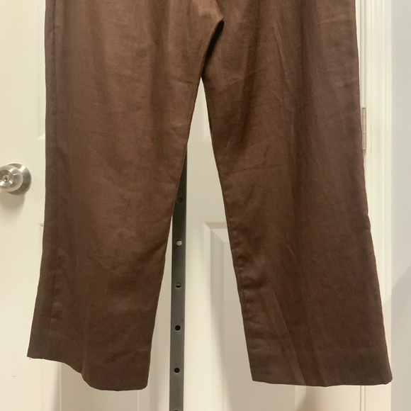 Style & Co. Brown Linen Cropped Pants - Picture 9 of 9